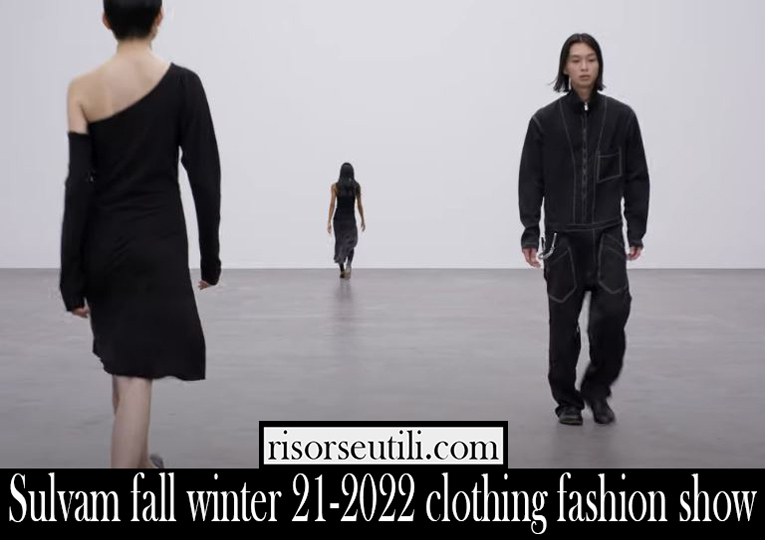 Sulvam fall winter 21 2022 clothing fashion show