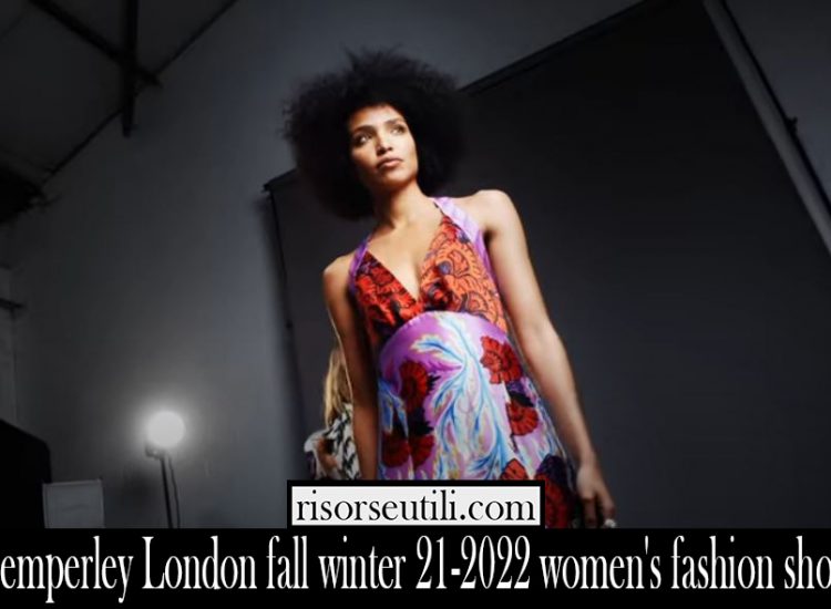 Temperley London fall winter 21 2022 womens fashion show