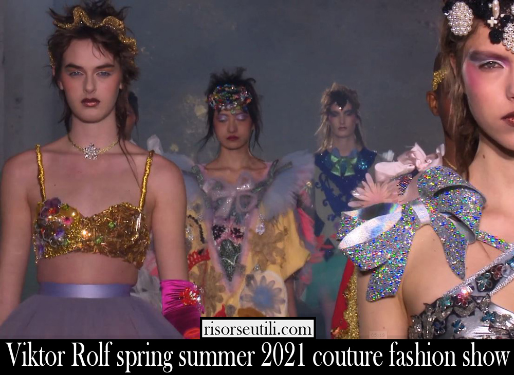 Viktor Rolf spring summer 2021 couture fashion show