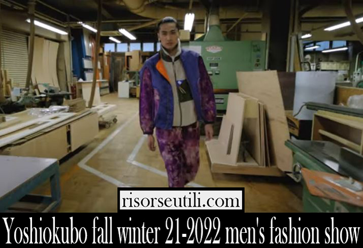 Yoshiokubo fall winter 21 2022 mens fashion show