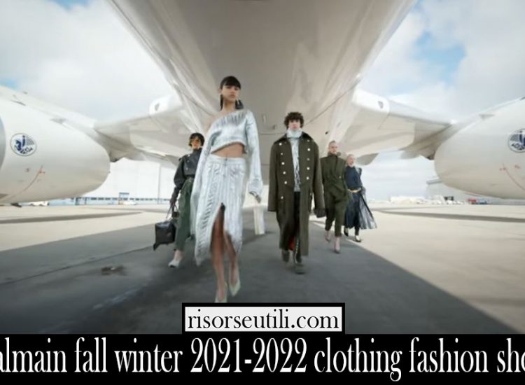 Balmain fall winter 2021 2022 clothing fashion show