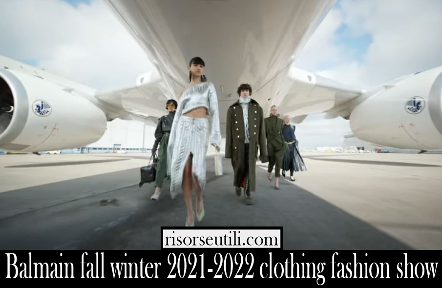 Balmain fall winter 2021 2022 clothing fashion show