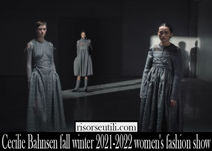 Cecilie Bahnsen fall winter 2021 2022 womens fashion show