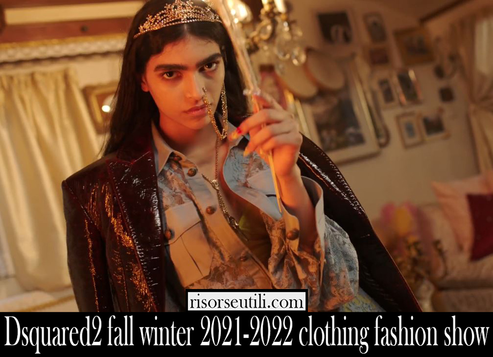 Dsquared2 fall winter 2021 2022 clothing fashion show Dsquared2 fall winter 2021 2022 clothing fashion show