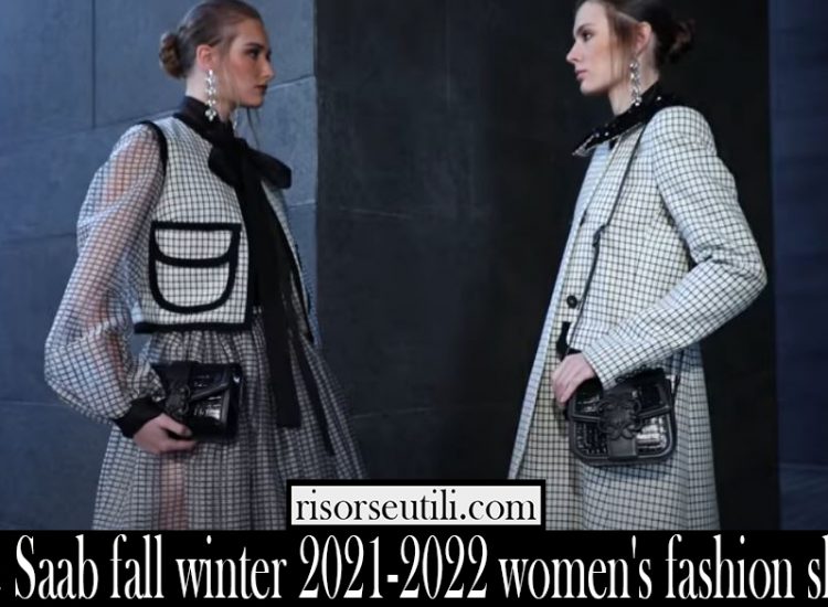 Elie Saab fall winter 2021 2022 womens fashion show