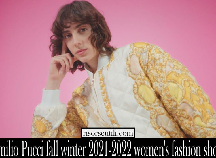 Emilio Pucci fall winter 2021 2022 womens fashion show