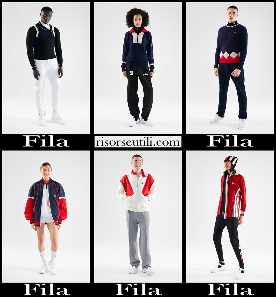 Fila fall winter 2021 2022 fashion clothing collection Fila fall winter 2021 2022 fashion clothing collection