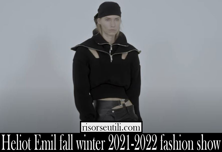 Heliot Emil fall winter 2021 2022 clothing fashion show