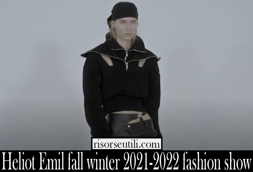 Heliot Emil fall winter 2021 2022 clothing fashion show Heliot Emil fall winter 2021 2022 clothing fashion show