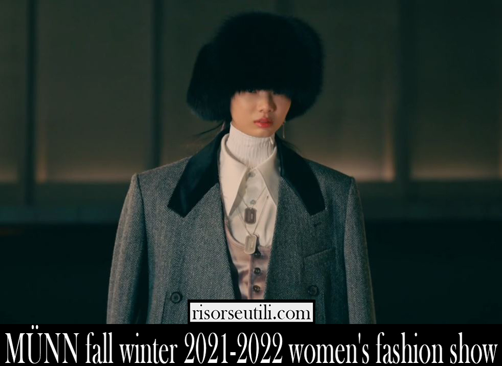 MUNN fall winter 2021 2022 womens fashion show