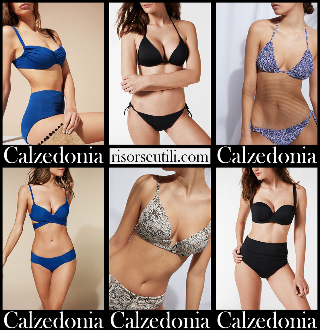 New arrivals Calzedonia bikinis 2021 womens swimwear