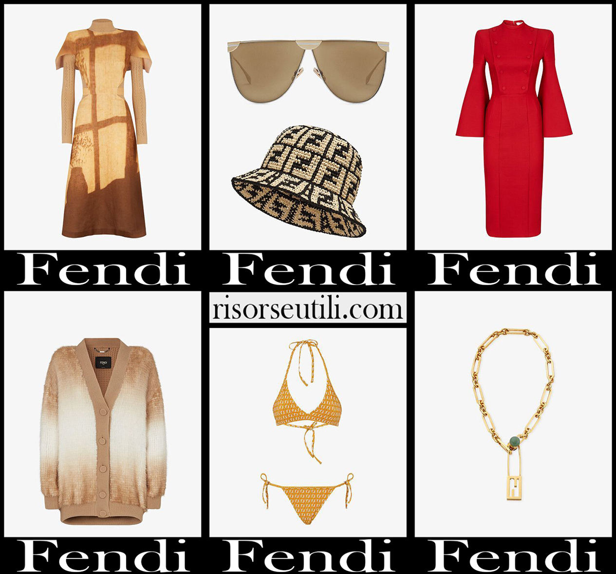 New arrivals Fendi 2021 womens clothing collection