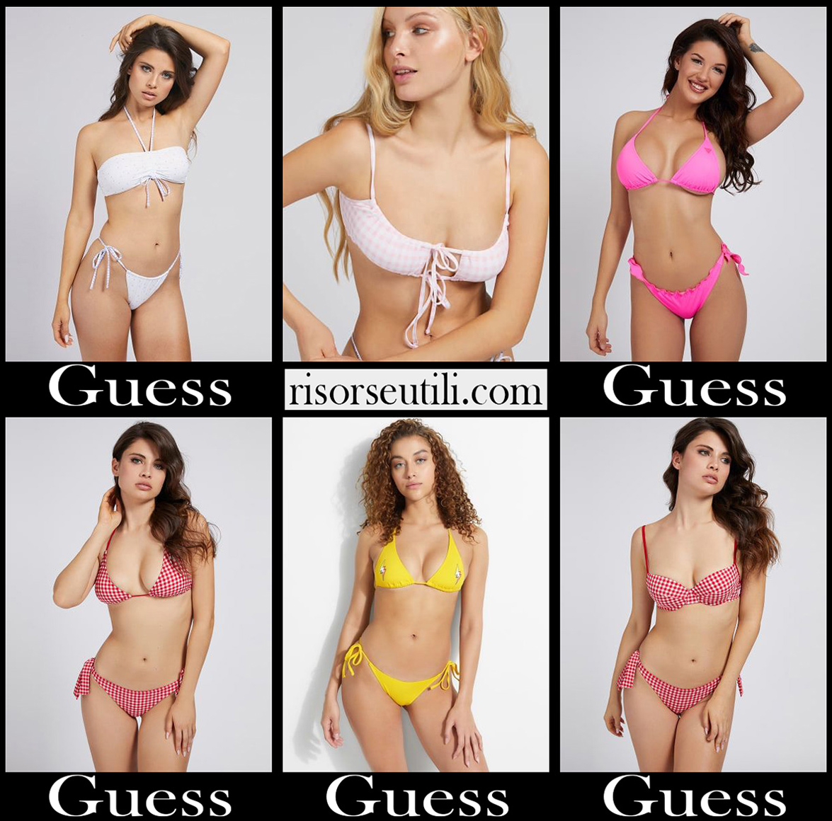 New arrivals Guess bikinis 2021 womens swimwear