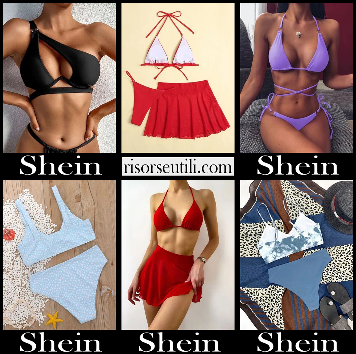 New arrivals Shein bikinis 2021 womens swimwear