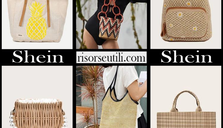 New arrivals Shein straw bags 2021 womens handbags