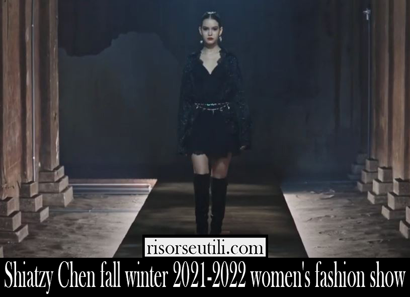 Shiatzy Chen fall winter 2021 2022 womens fashion show