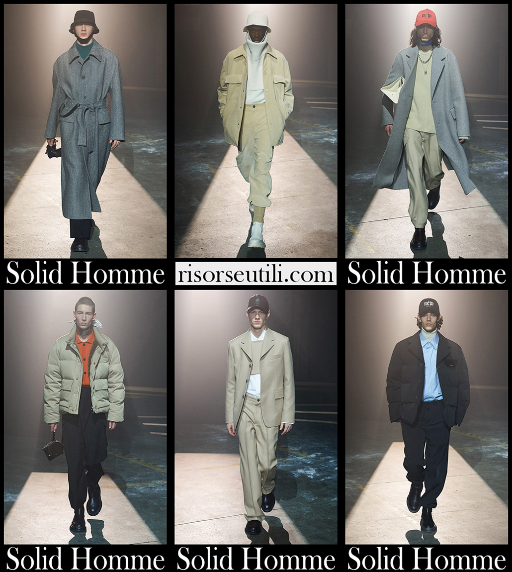 Solid Homme fall winter 2021-2022 men's fashion collection