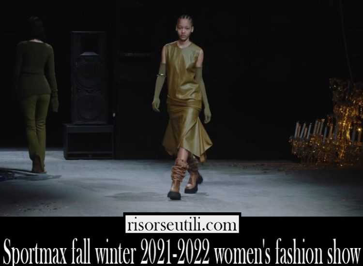 Sportmax fall winter 2021 2022 womens fashion show