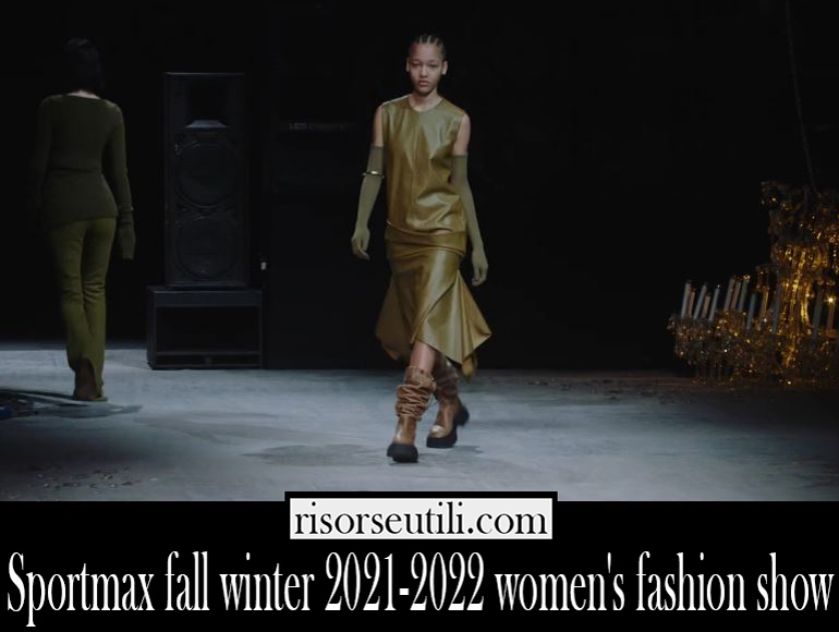 Sportmax fall winter 2021 2022 womens fashion show