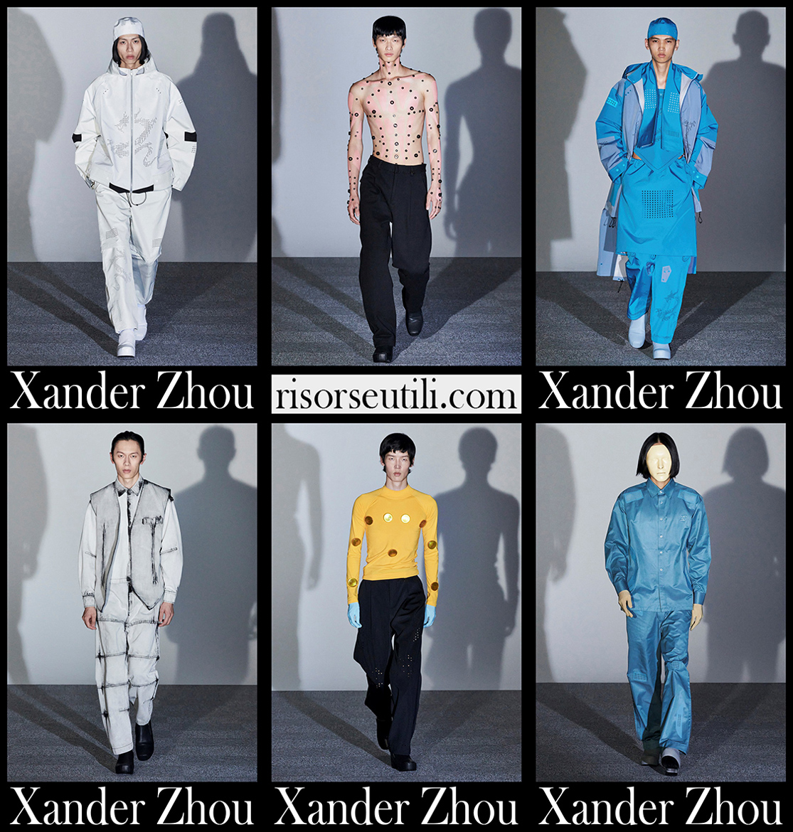 Xander Zhou spring summer 2021 mens fashion collection Xander Zhou spring summer 2021 mens fashion collection