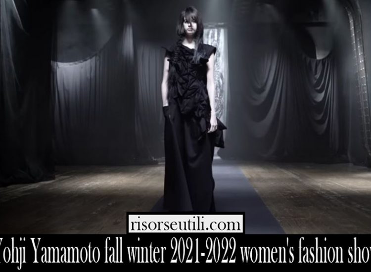 Yohji Yamamoto fall winter 2021 2022 womens fashion show