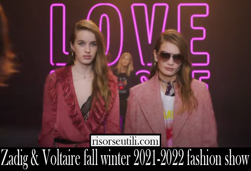 Zadig Voltaire fall winter 2021 2022 fashion show