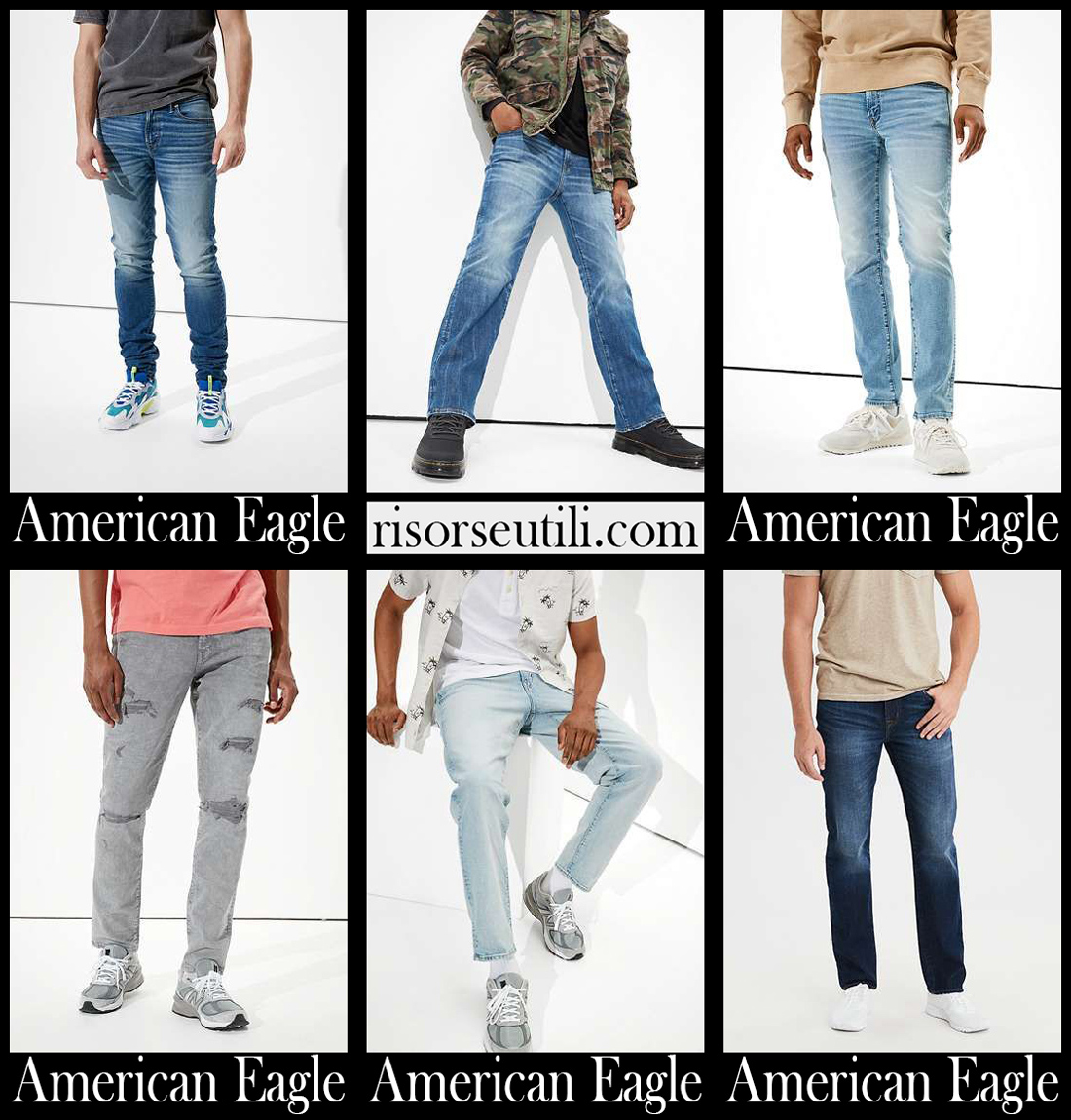 New arrivals American Eagle jeans 2021 mens denim