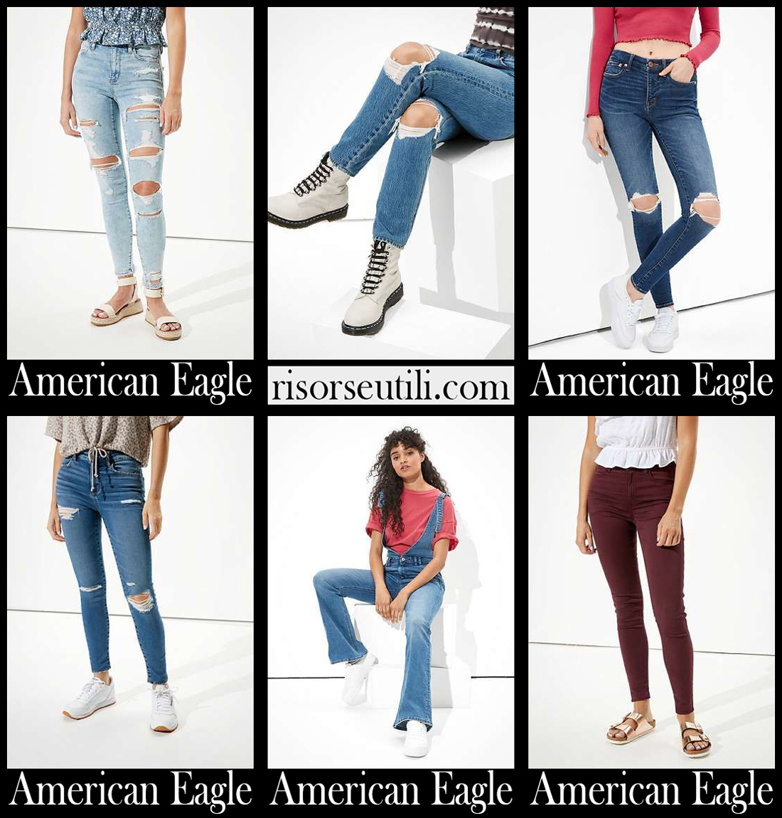 New arrivals American Eagle jeans 2021 womens denim