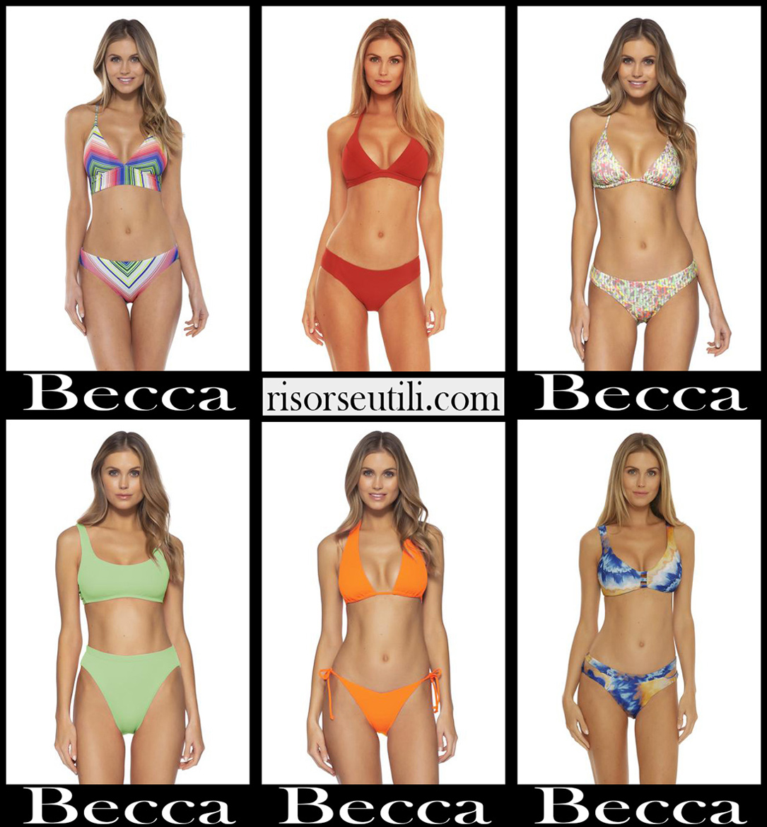 New arrivals Becca bikinis 2021 womens swimwear