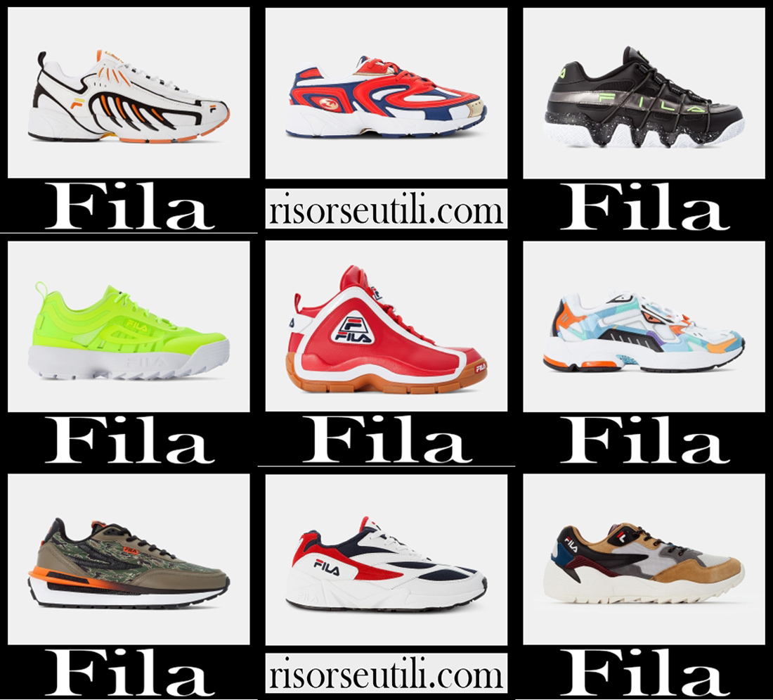 New arrivals Fila sneakers 2021 mens shoes footwear