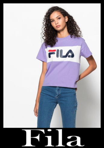 New arrivals Fila t-shirts 2021 fashion women's clothing