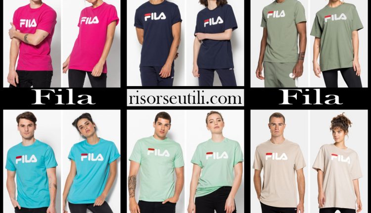 New arrivals Fila t shirts 2021 fashion womens clothing