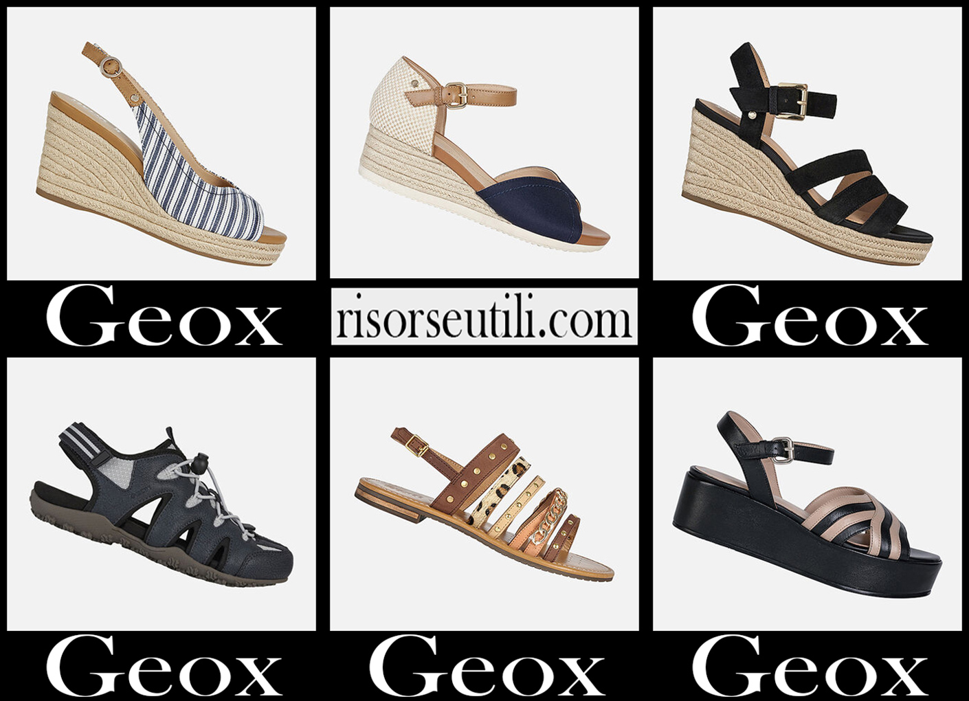 New arrivals Geox sandals 2021 womens shoes look