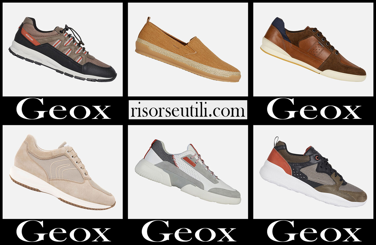 New arrivals Geox sneakers 2021 mens shoes look