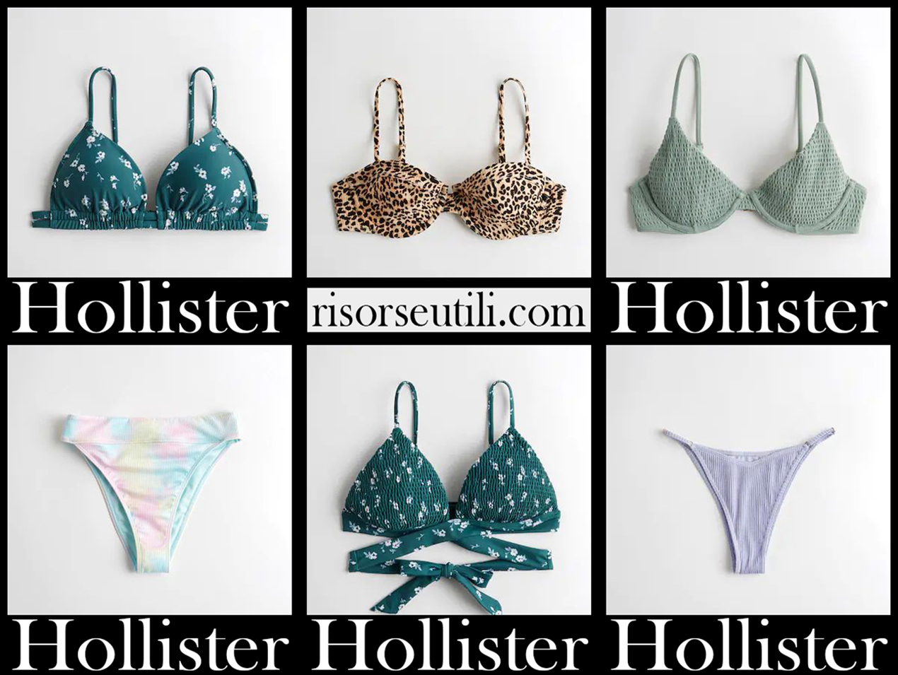 New arrivals Hollister bikinis 2021 womens swimwear