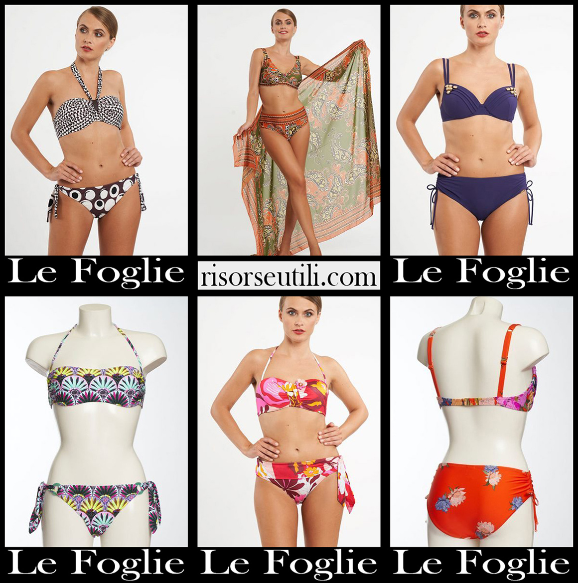 New arrivals Le Foglie bikinis 2021 womens swimwear