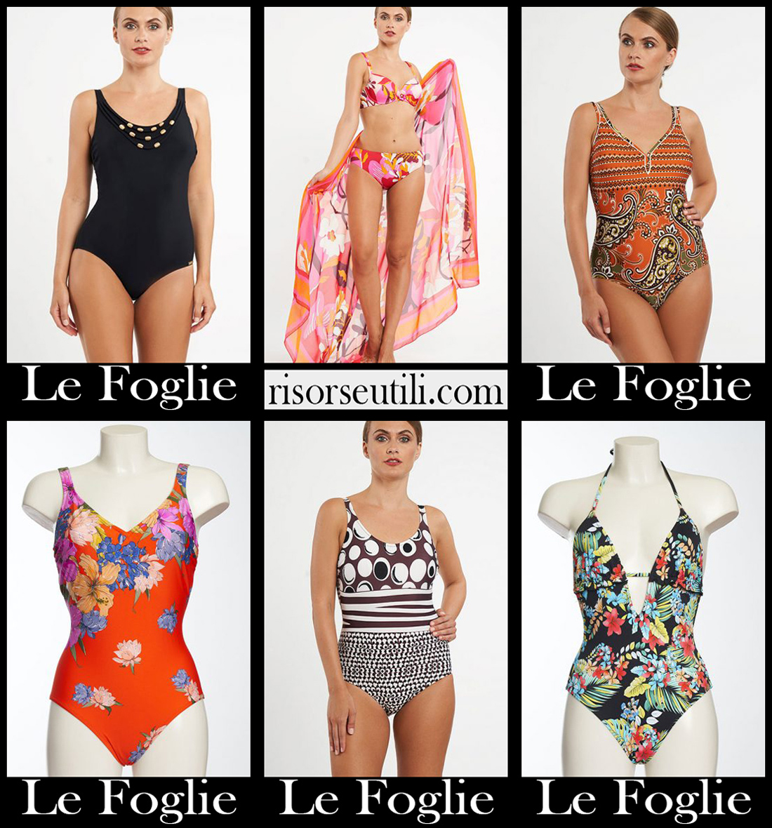 New arrivals Le Foglie swimsuits 2021 womens swimwear