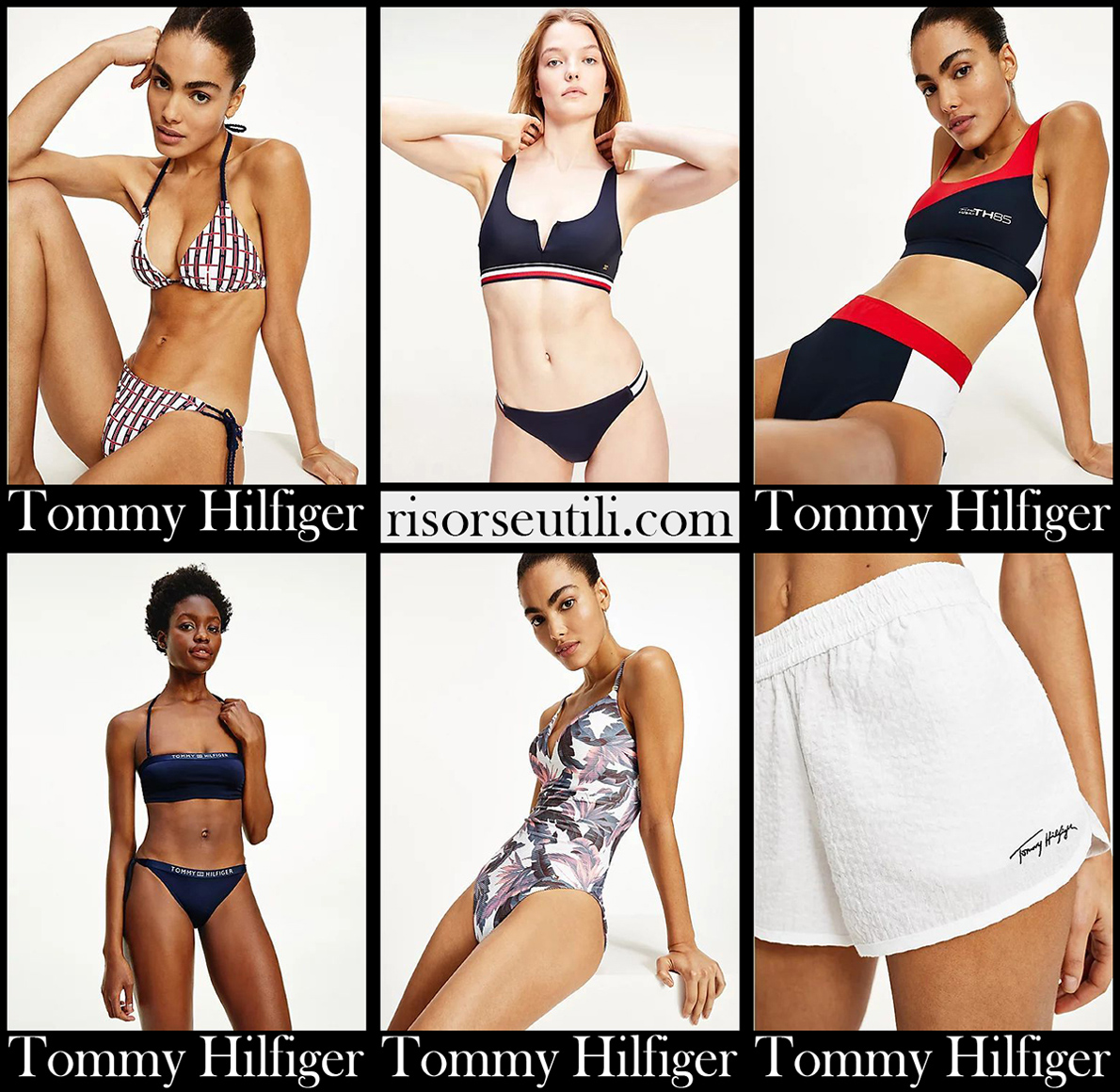 New arrivals Tommy Hilfiger bikinis 2021 swimwear