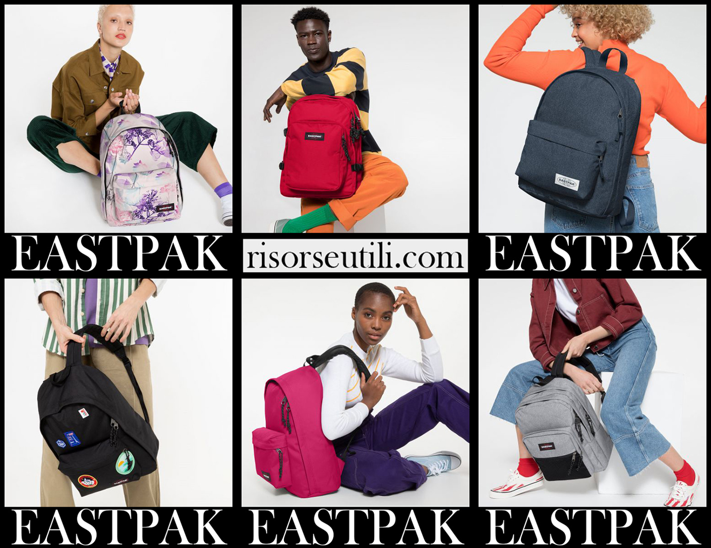 New arrivals Eastpak backpacks 2021 2022 school bags