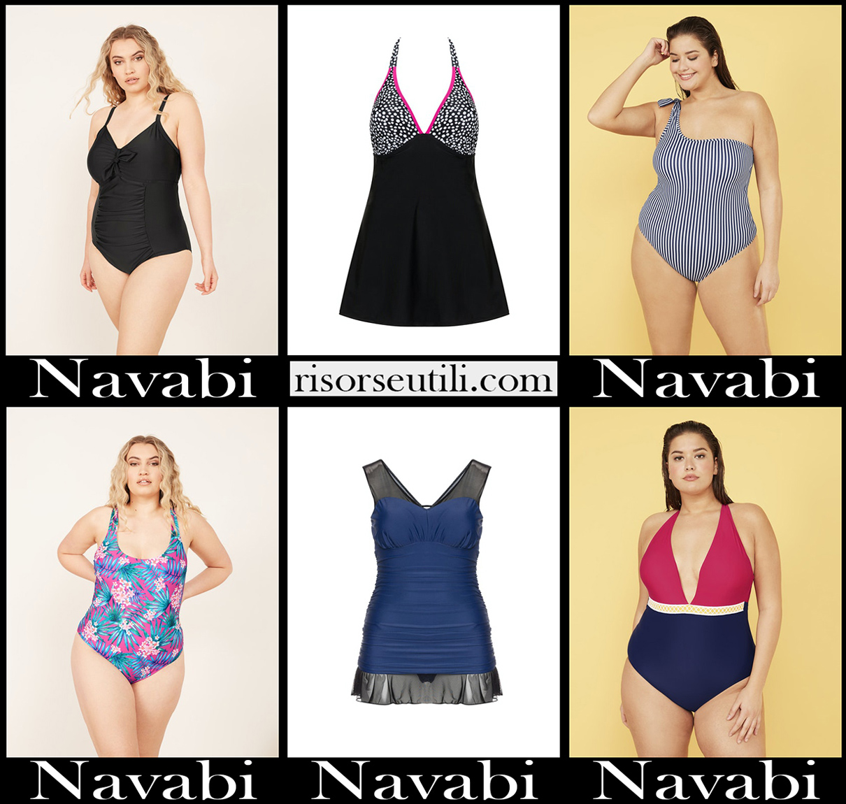 New arrivals Navabi swimsuits 2021 swimwear plus size