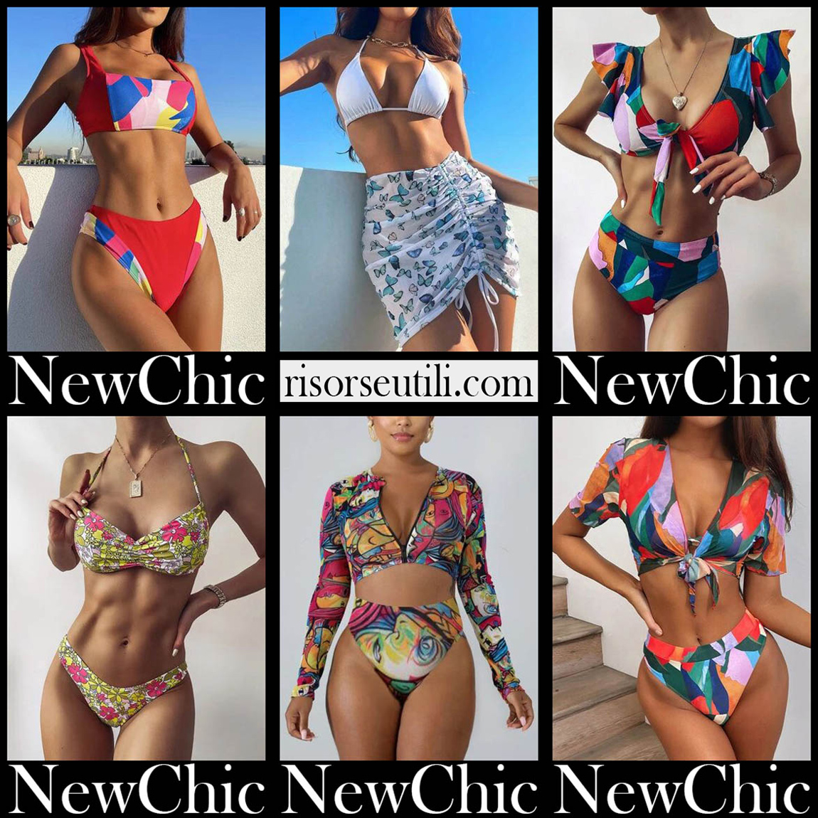 New arrivals NewChic bikinis 2021 womens swimwear