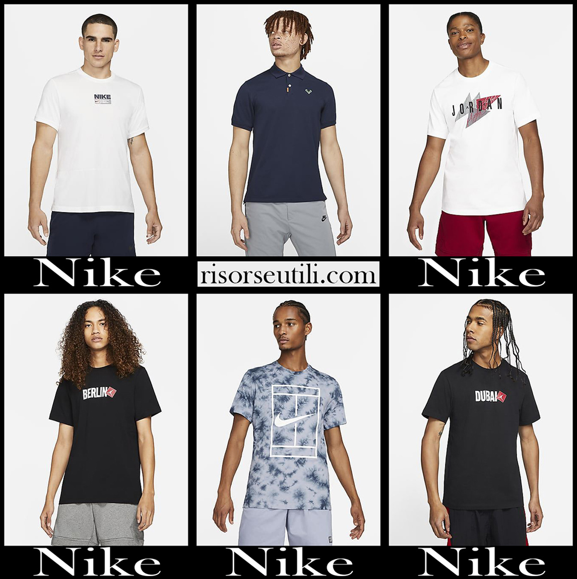 New arrivals Nike t shirts 2021 fashion mens clothing