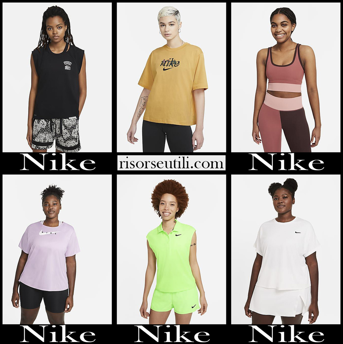 New arrivals Nike t shirts 2021 fashion womens clothing