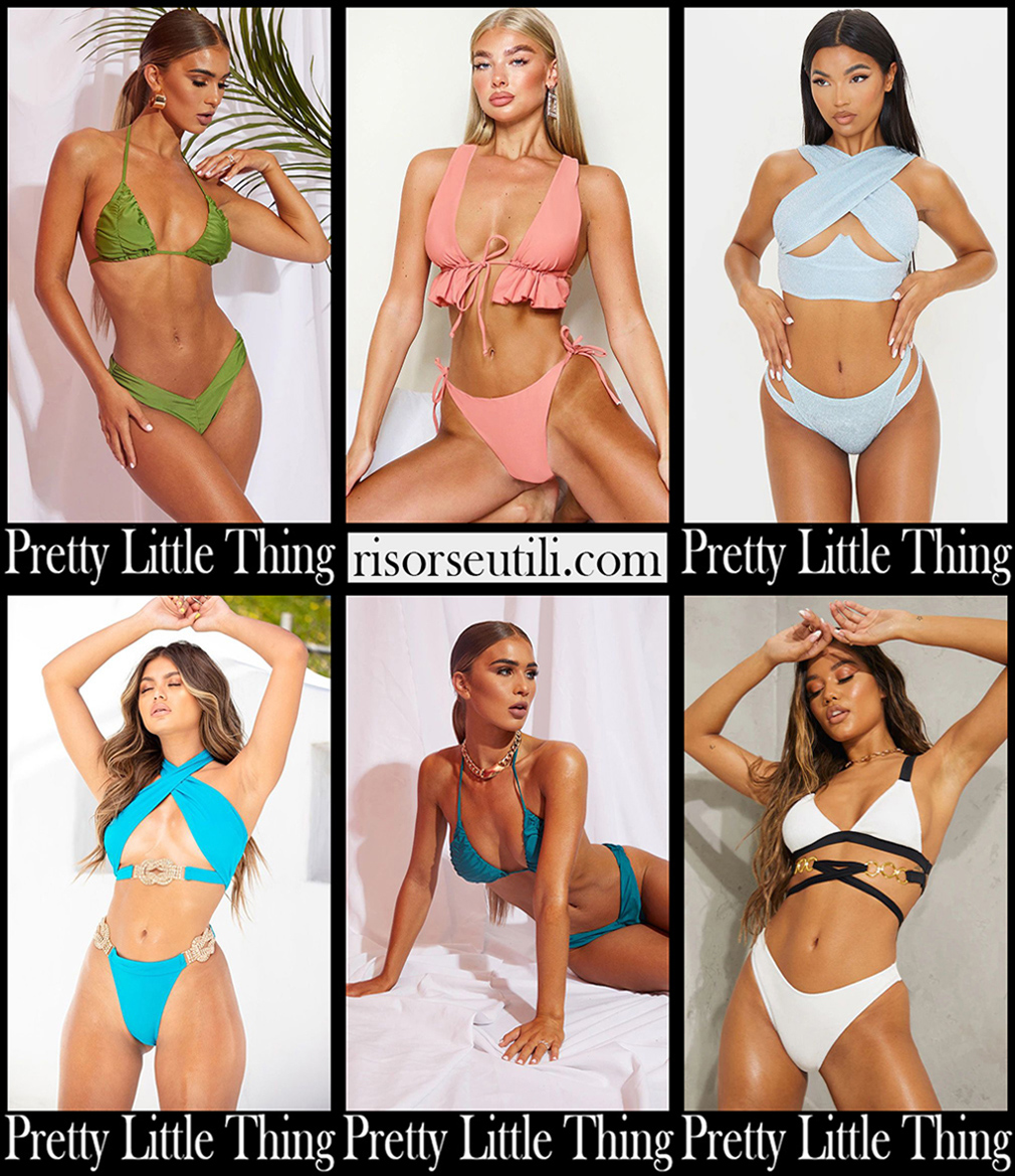 New arrivals Pretty Little Thing bikinis 2021 swimwear