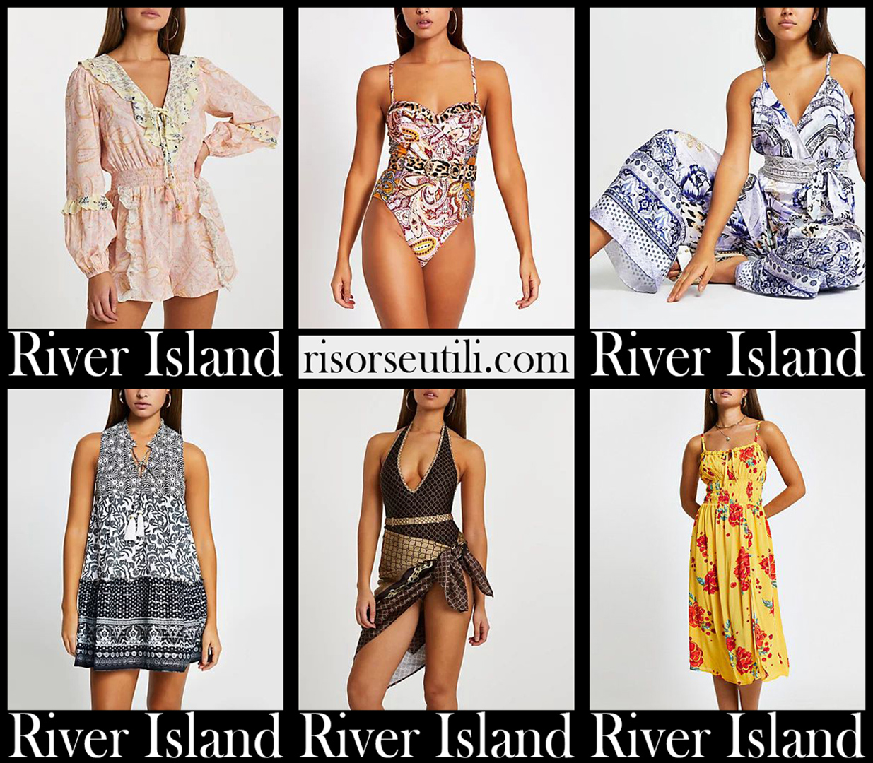 New arrivals River Island beachwear 2021 swimwear
