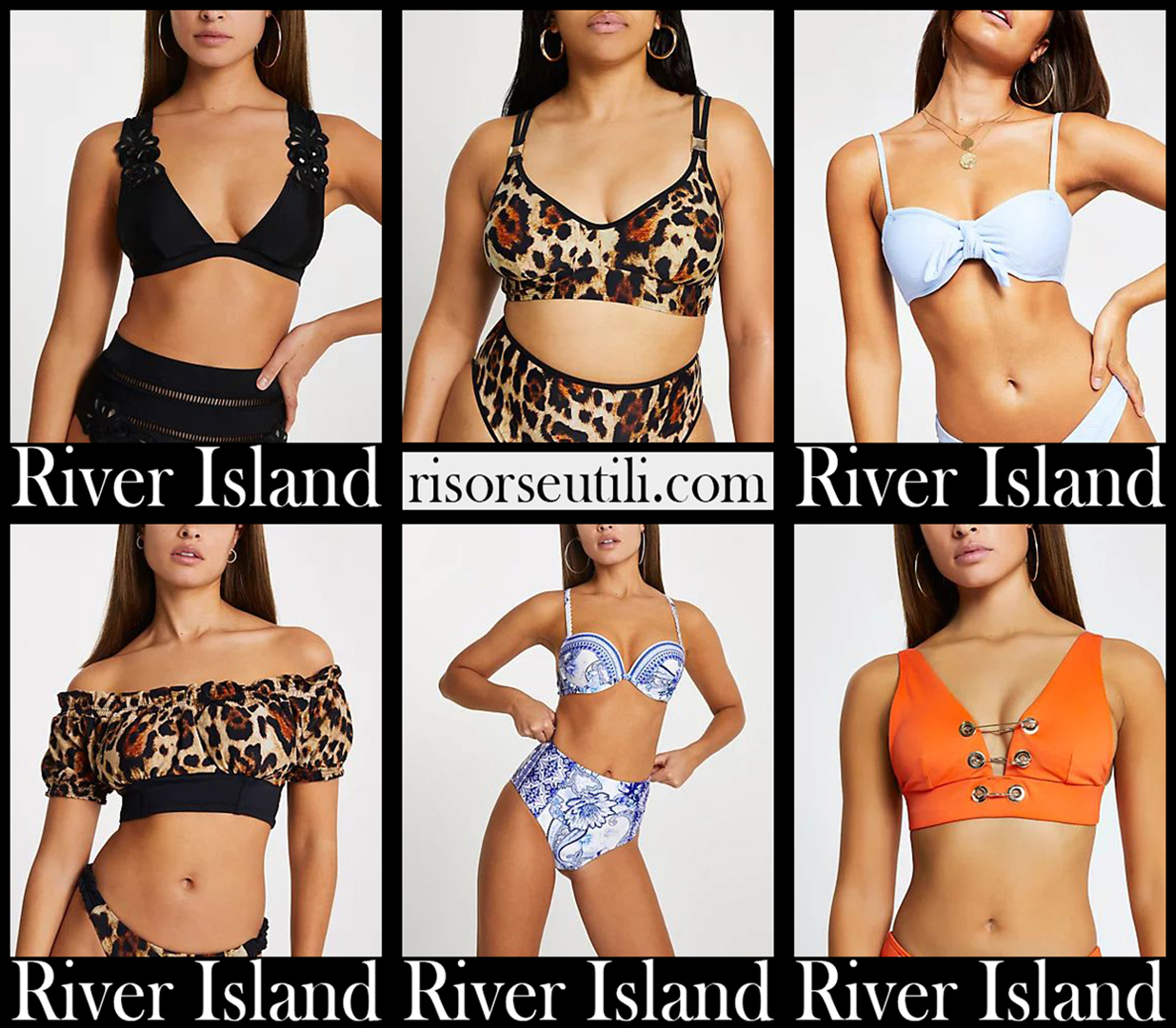 New arrivals River Island bikinis 2021 womens swimwear