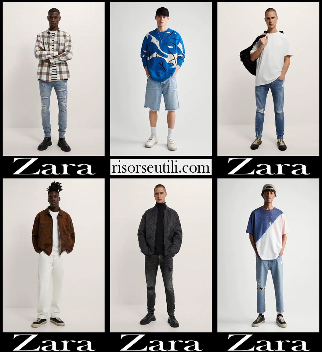 New arrivals Zara jeans 2021 men's clothing denim