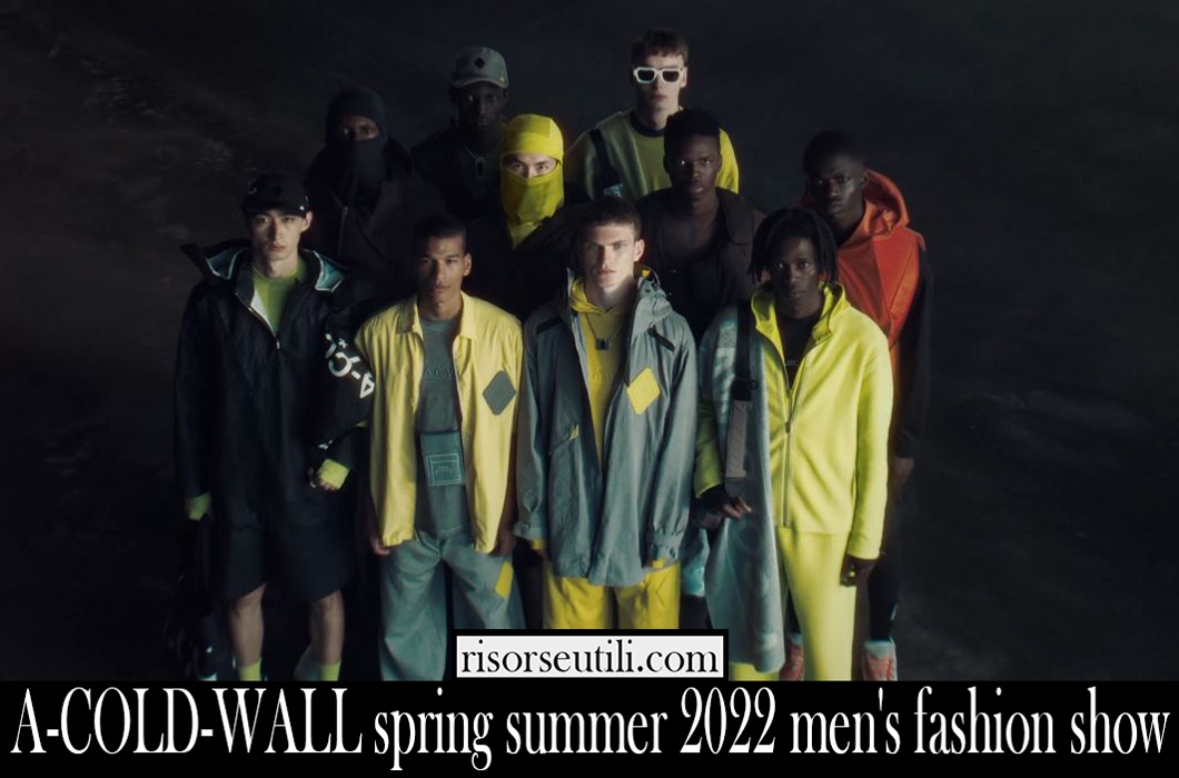 A COLD WALL spring summer 2022 mens fashion show