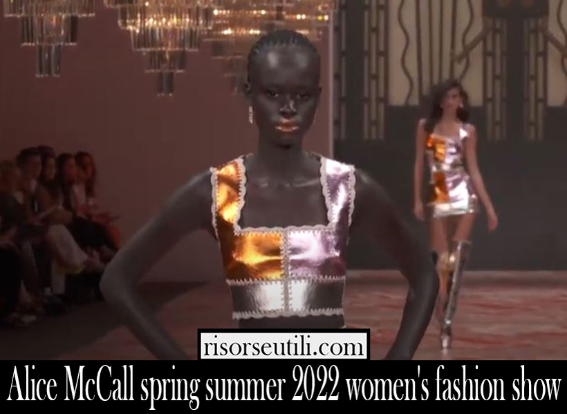 Alice McCall spring summer 2022 womens fashion show