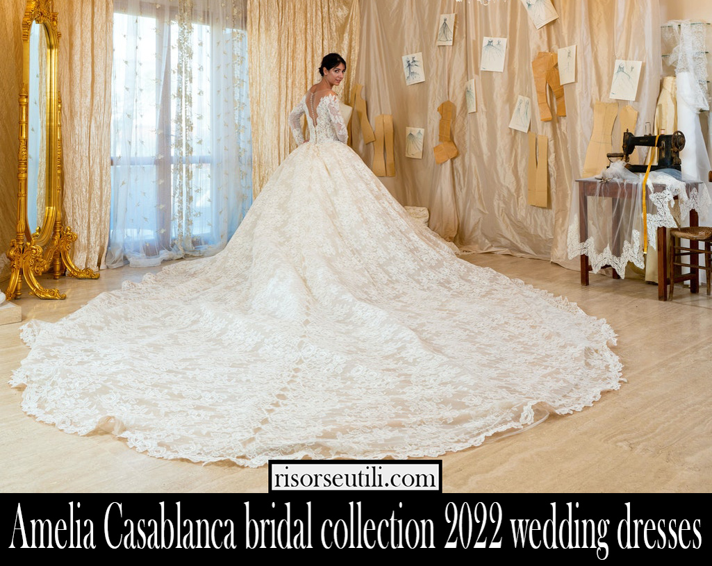 Amelia Casablanca bridal collection 2022 wedding dresses